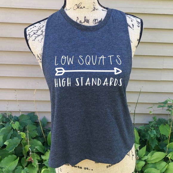 Low Squats High Standards Muscle Tank - Picture 2 of 5